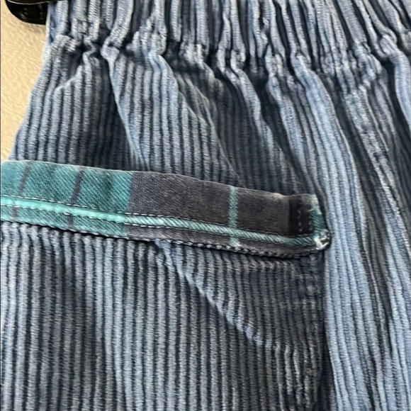 Vintage Blue Striped Kids Trousers - Picture 2 of 4